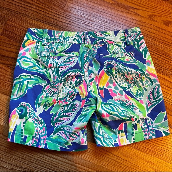 Lilly Pulitzer the Jayne short in beckon blue print size 00 - Picture 2 of 6